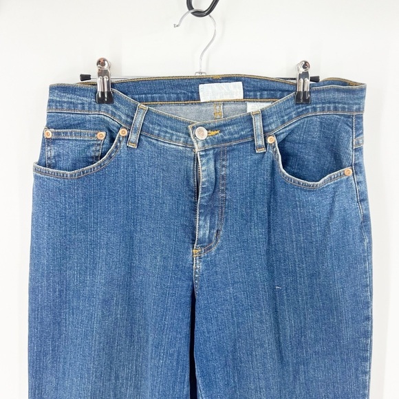 ✅ SOFT SURROUNDINGS STRAIGHT LEG JEANS SIZE MEDIUM - Picture 2 of 7